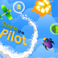 Save The Pilot - Airplane HTML5 Shooter Game