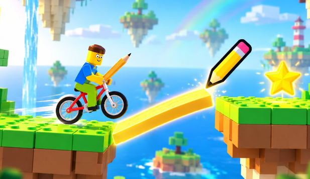 Bike Obby Draw Pencil