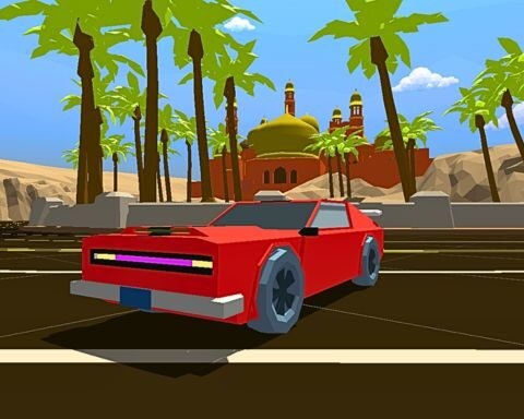 Car Stunt Racing Stylized